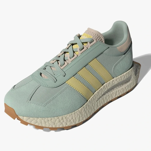 adidas Originals Retropy E5 Linen Green/Almost Yellow/Ecru Tint - Picture 1 of 8